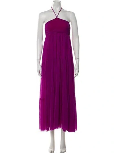 Pre-owned Jean Paul Gaultier Soleil Vintage Long Dress In Purple