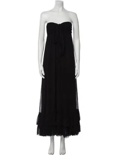 Pre-owned Jean Paul Gaultier Soleil Vintage Midi Length Dress In Black