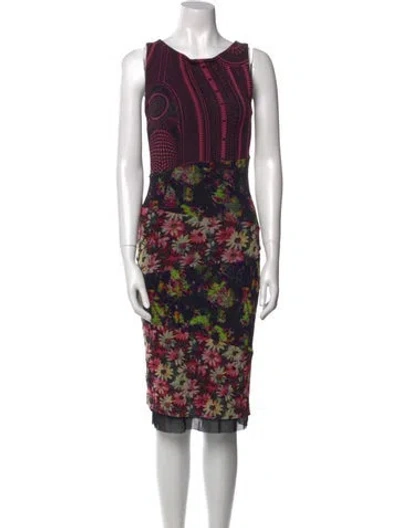 Pre-owned Jean Paul Gaultier Soleil Vintage Midi Length Dress In Multi