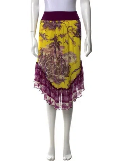 Pre-owned Jean Paul Gaultier Soleil Vintage Midi Length Skirt In Multi
