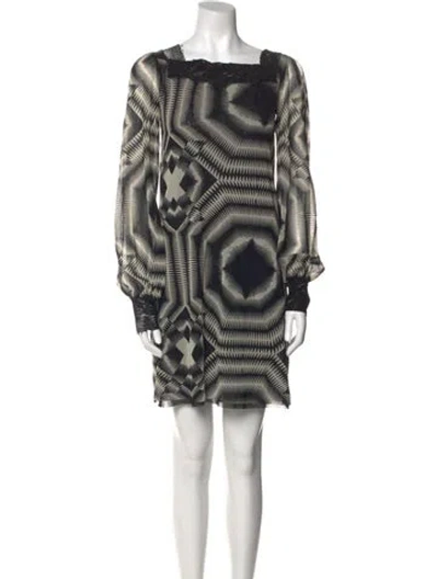 Pre-owned Jean Paul Gaultier Soleil Vintage Mini Dress In Black