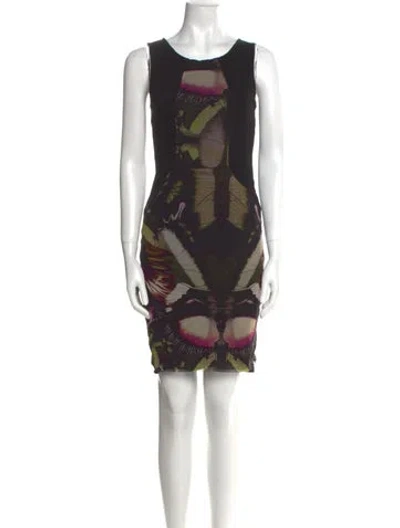 Pre-owned Jean Paul Gaultier Soleil Vintage Mini Dress In Black