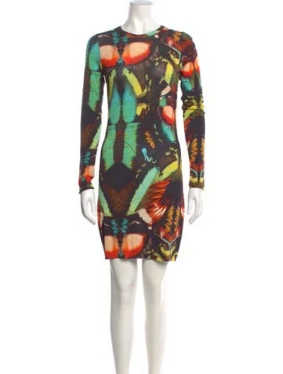 Pre-owned Jean Paul Gaultier Soleil Vintage Mini Dress In Black
