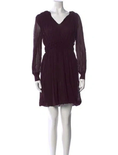 Pre-owned Jean Paul Gaultier Soleil Vintage Mini Dress In Purple