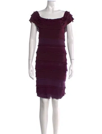 Pre-owned Jean Paul Gaultier Soleil Vintage Mini Dress In Purple