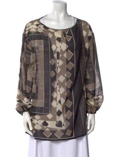 Pre-owned Jean Paul Gaultier Soleil Vintage Wool Tunic In Multi
