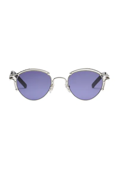 Jean Paul Gaultier Sourcil Sunglasses In Silver