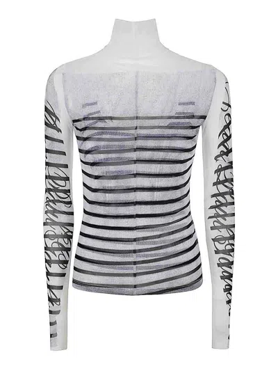 JEAN PAUL GAULTIER TOP - BLANCO