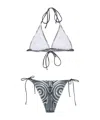 Jean Paul Gaultier Spiral-print Bikini
