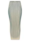 Jean Paul Gaultier Mesh Spiral Long Skirt