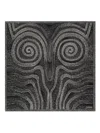 Jean Paul Gaultier Spiral Printed Scarf In Gray