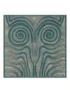 Jean Paul Gaultier Spiral Printed Scarf In Green