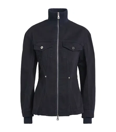 JEAN PAUL GAULTIER SPLIT-HEM DENIM JACKET