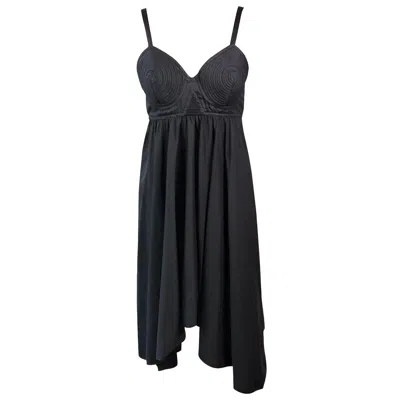 Pre-owned Jean Paul Gaultier Spring 2010 Cone Bra Black Dress