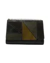 Jean Paul Gaultier Spring Patchwork Pouch In Black Leather In Black