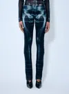 Jean Paul Gaultier Squeletor Mesh Pants In Black