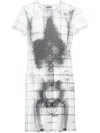 Jean Paul Gaultier Squeletor Mini Dress In 白色