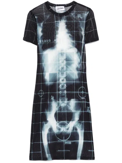 JEAN PAUL GAULTIER SQUELETOR MINI DRESS