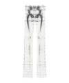 Jean Paul Gaultier Squeletor-print Trousers In White