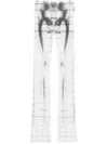 Jean Paul Gaultier Squeletor-print Trousers In White