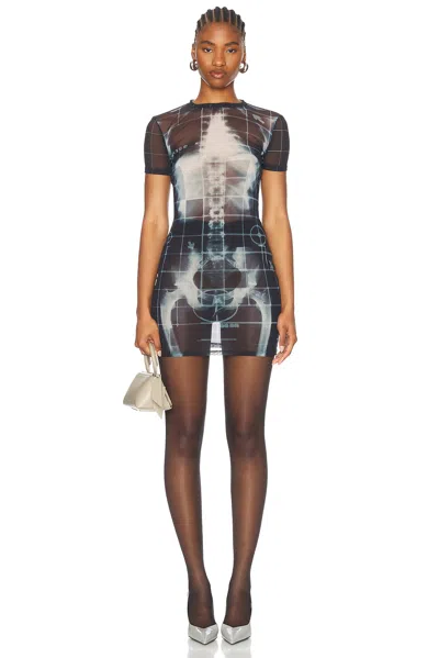 JEAN PAUL GAULTIER SQUELETOR SHORT DRESS