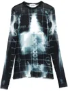 Jean Paul Gaultier Squeletor Top Woman Black And Blue In Black