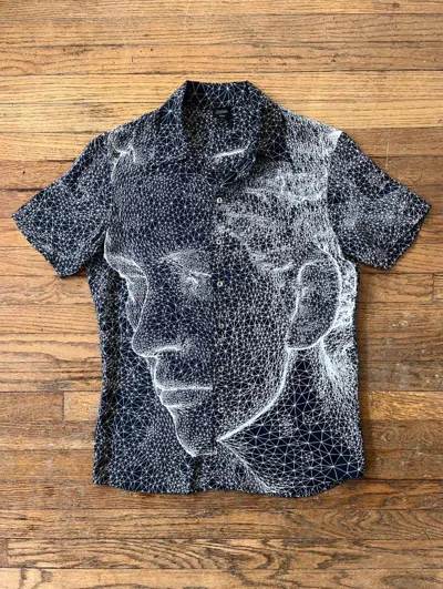 Pre-owned Jean Paul Gaultier Ss01 Constellation Shirt In Black