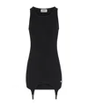 Jean Paul Gaultier Dress With Garter Detail In Black