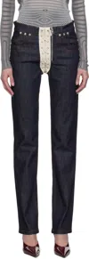 Jean Paul Gaultier Straight-leg Jeans In Blue