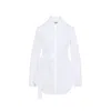 Jean Paul Gaultier Tailored Wrap Shirt With Silhouette