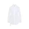 Jean Paul Gaultier Tailored Wrap Shirt With Silhouette