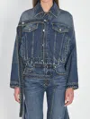 Jean Paul Gaultier Strap Jacket In Denim