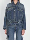 Jean Paul Gaultier Strap Jacket In Denim