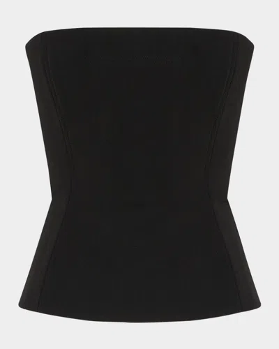 Jean Paul Gaultier Strapless Corset In Black