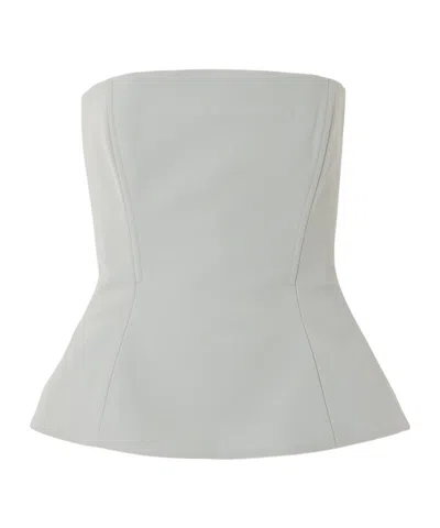 Jean Paul Gaultier Strapless Corset In Gray