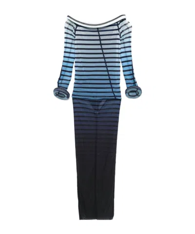 JEAN PAUL GAULTIER STRAPLESS LONG-SLEEVED DRESS