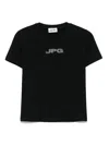 Jean Paul Gaultier Women Stretch Cotton T-shirt In Black