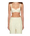 Jean Paul Gaultier Stripe-print Bra