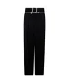 Jean Paul Gaultier Striped Casual Pants In Black