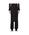 Jean Paul Gaultier Striped Casual Pants In Black