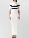 Jean Paul Gaultier Knitted Stripe Short Sleeve Dress