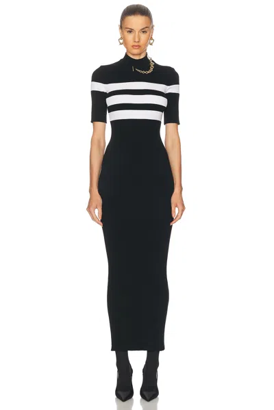 JEAN PAUL GAULTIER STRIPED LONG DRESS