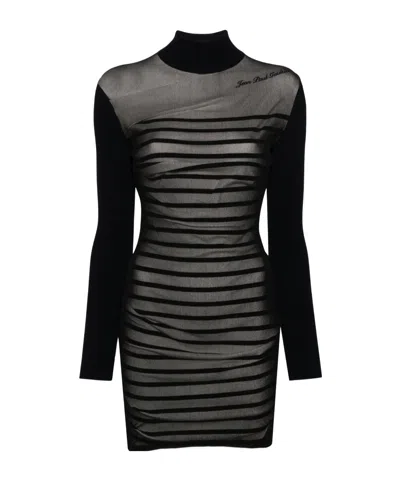 Jean Paul Gaultier Striped Mini Dress