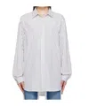 Jean Paul Gaultier Haute Jeannerie Stripe-pattern Oversized-fit Cotton In White