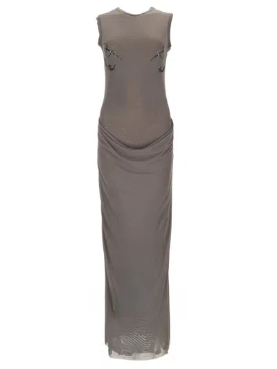 Jean Paul Gaultier Stylish Mini Dress For Women In Gray
