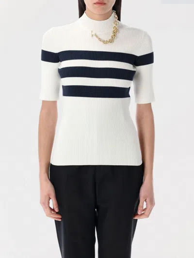 JEAN PAUL GAULTIER SWEATER JEAN PAUL GAULTIER WOMAN COLOR WHITE,G96478001