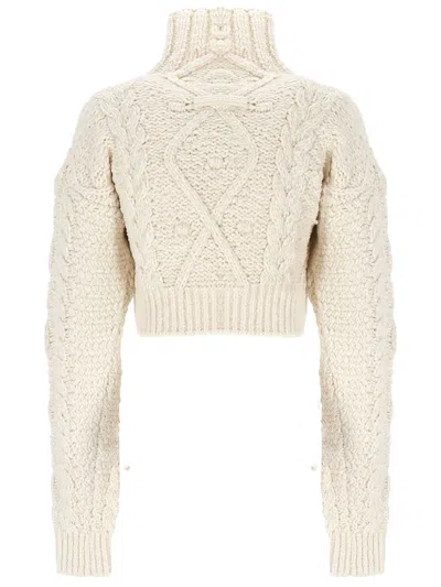 Jean Paul Gaultier Sweaters In White