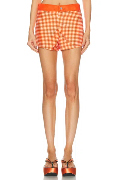 Jean Paul Gaultier Swim Trunks In Orange