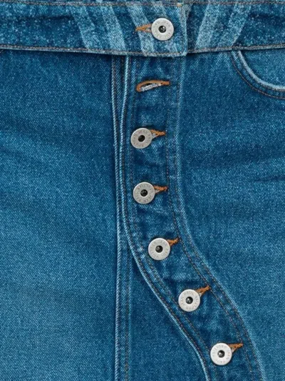 Jean Paul Gaultier Jeansjacke Mit Wirbelmuster In Blue