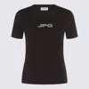 Jean Paul Gaultier Women Stretch Cotton T-shirt In Black